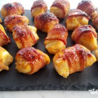 bacon wrapped chicken appetizer