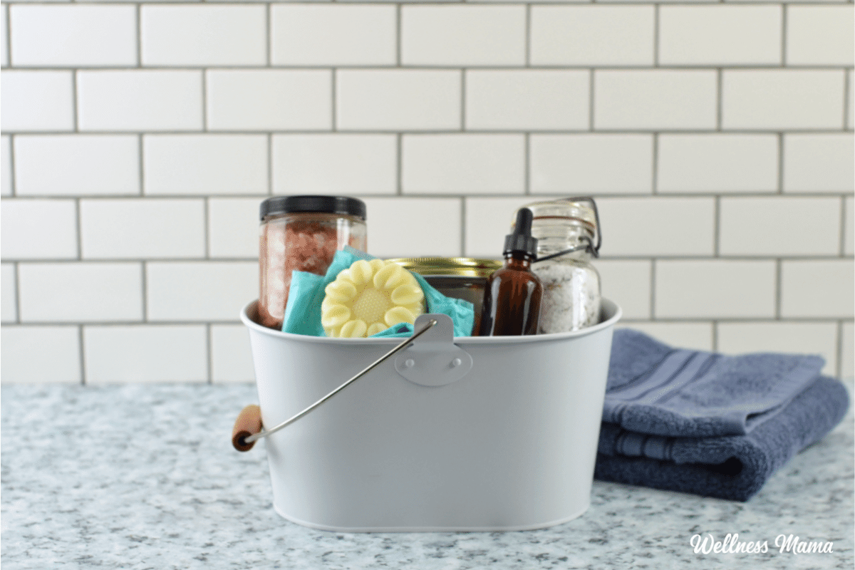 Natural home spa kit