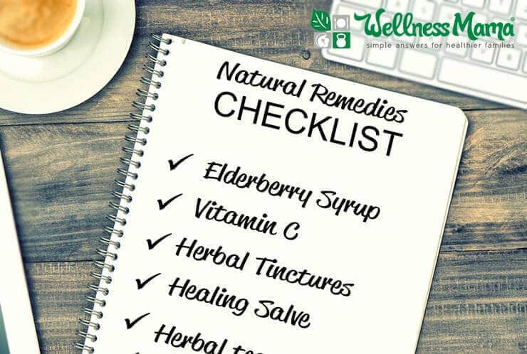 Natural Remedies Checklist for Cold Flu and Illness
