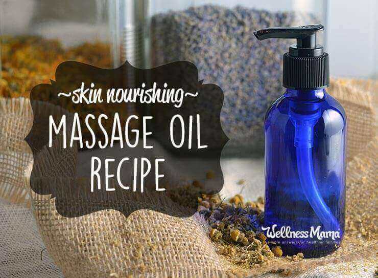 Skin nourishing massage oil recipe