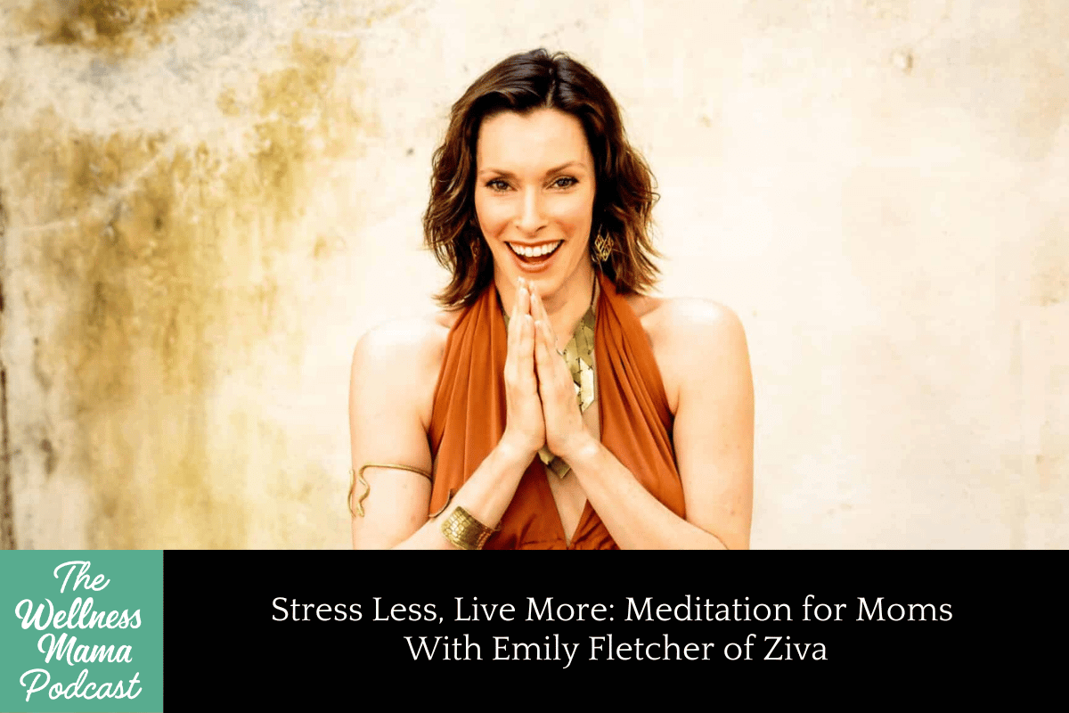 960: Stress Less, Live More: Meditation for Moms With Emily Fletcher of Ziva