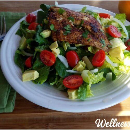 fish taco salad