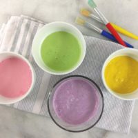 food based finger paint recipe