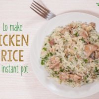 Instant Pot Chicken and Rice Recipe