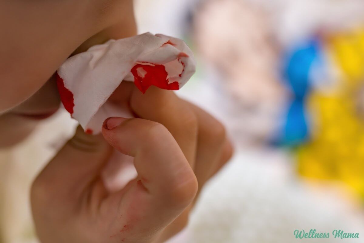 how to stop nose bleeds