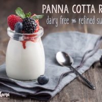 Dairy free panna cotta recipe