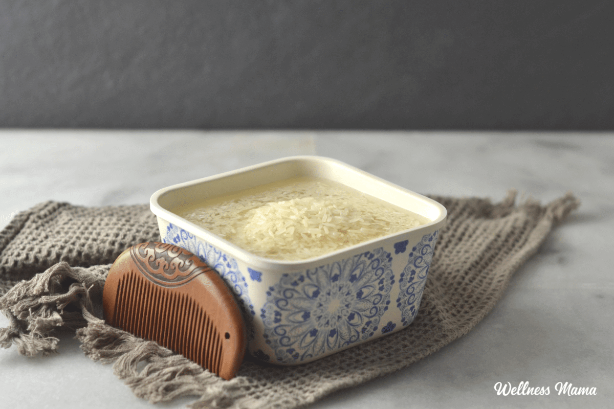 rice water for hair